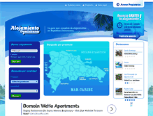 Tablet Screenshot of alojamientodominicano.com